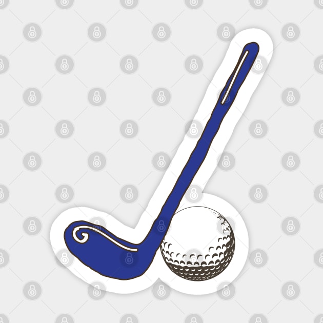 golf. golf ball Sticker by lisenok